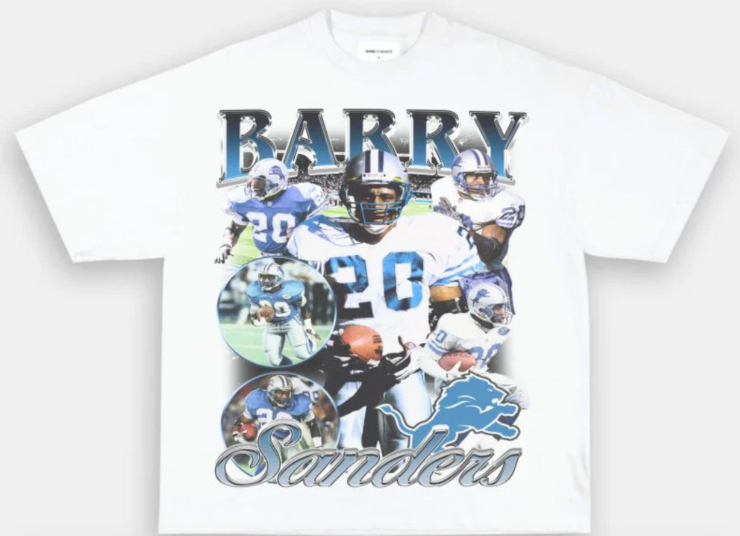 BARRY SANDERS ‘LIONS’ TEE