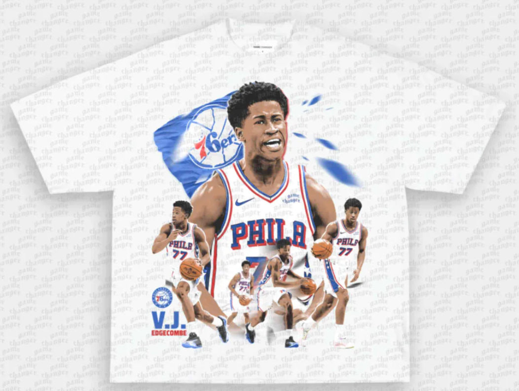 VJ EDGECOMBE - 76ERS TEE