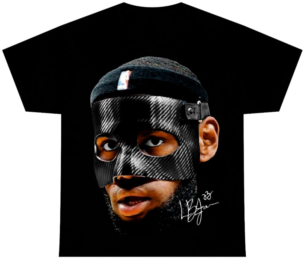 LEBRON JAMES 'MASKED KILLER' BLACK TEE - Unseen