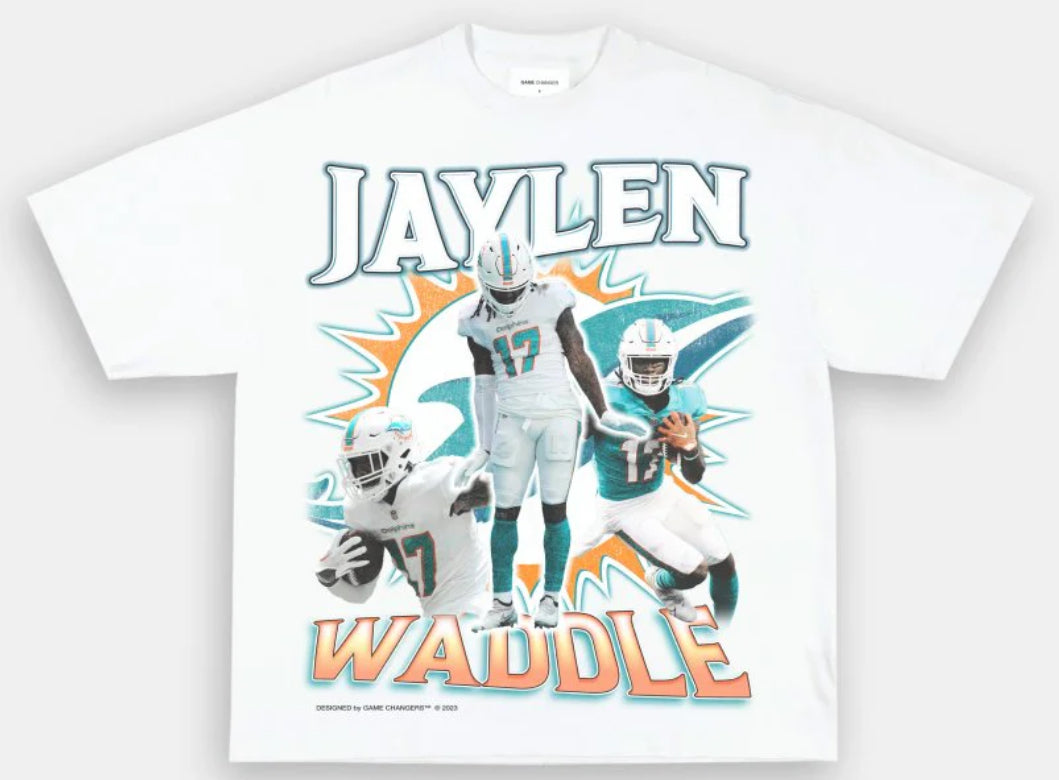 JAYLEN WADDLE ‘DOLPHINS’ TEE