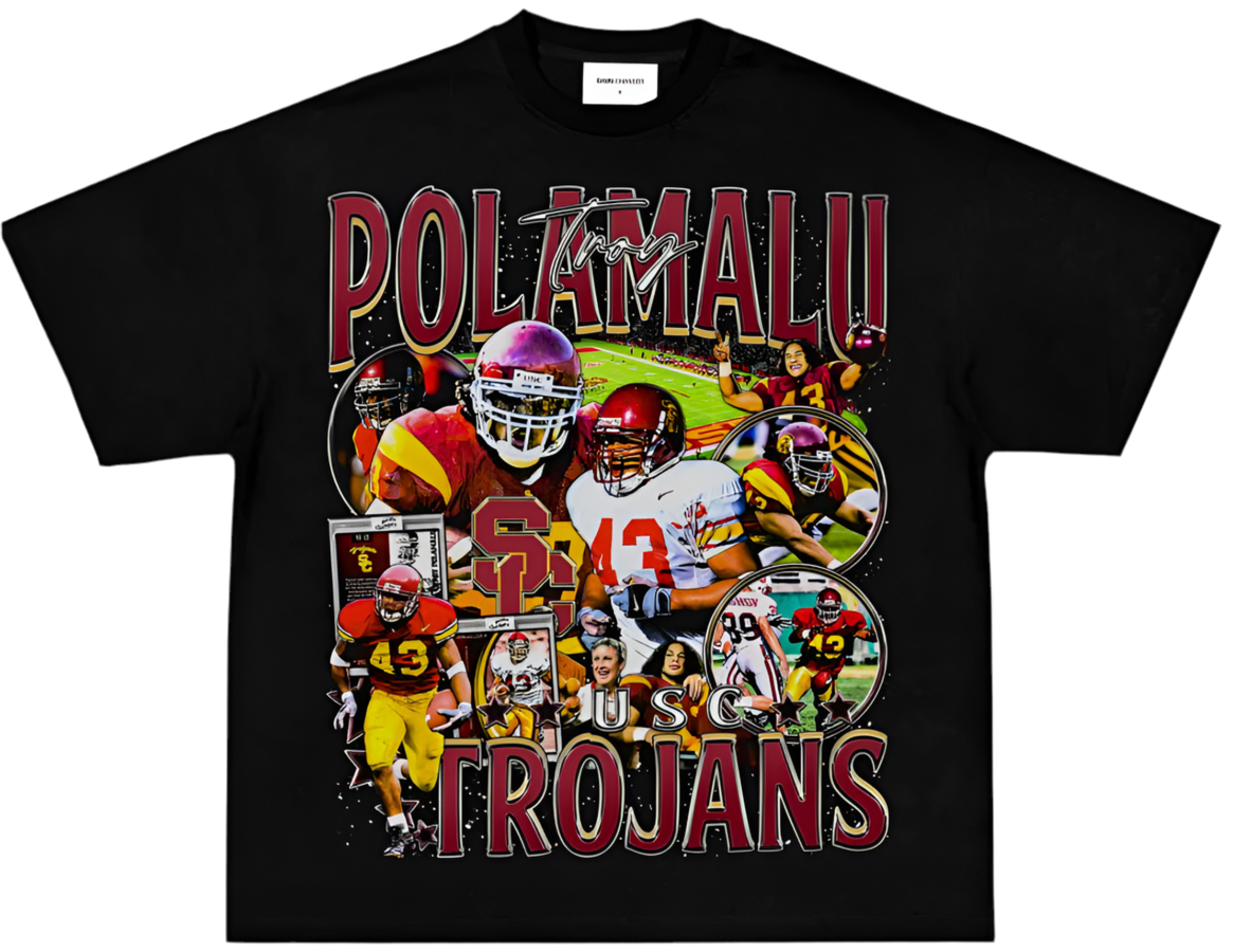 TROY POLAMALU - USC TEE