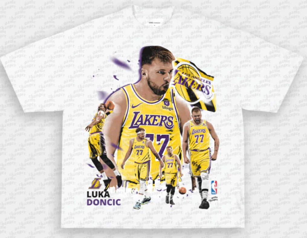 LUKA DONCIC - LAKERS TEE V4