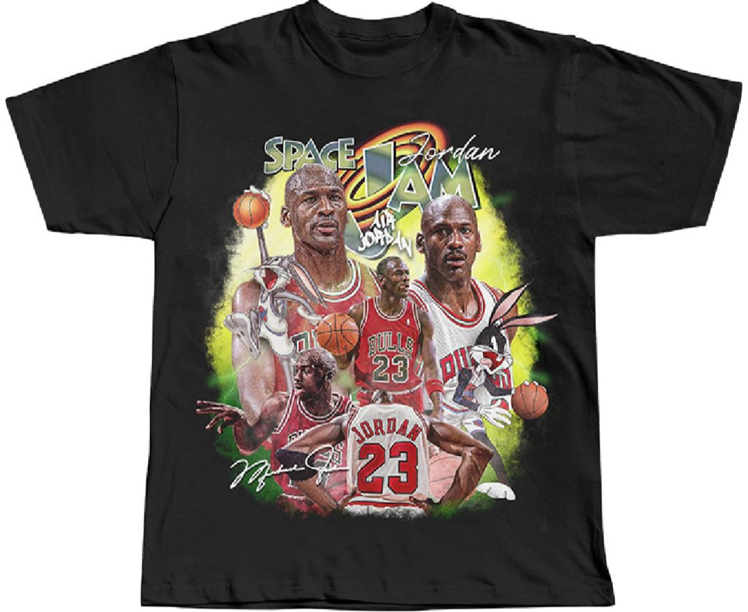 MICHAEL JORDAN 'SPACE JAM' BLACK TEE - Unseen