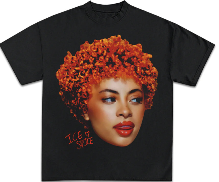ICE SPICE BLACK TEE - Unseen