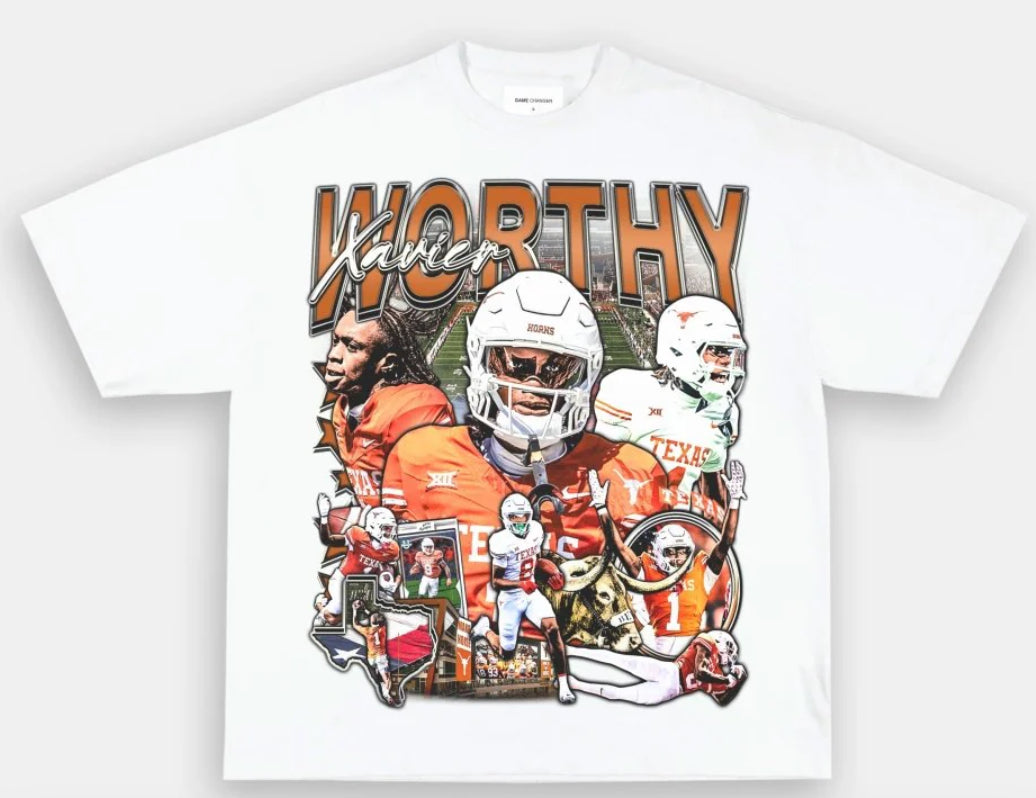 Xavier Worthy ‘Texas’ Tee