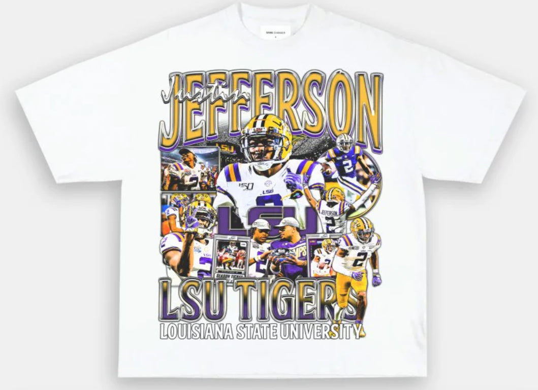 JUSTIN JEFFERSON ‘LSU’ TEE V4