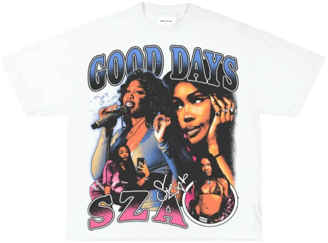SZA WHITE TEE - Unseen