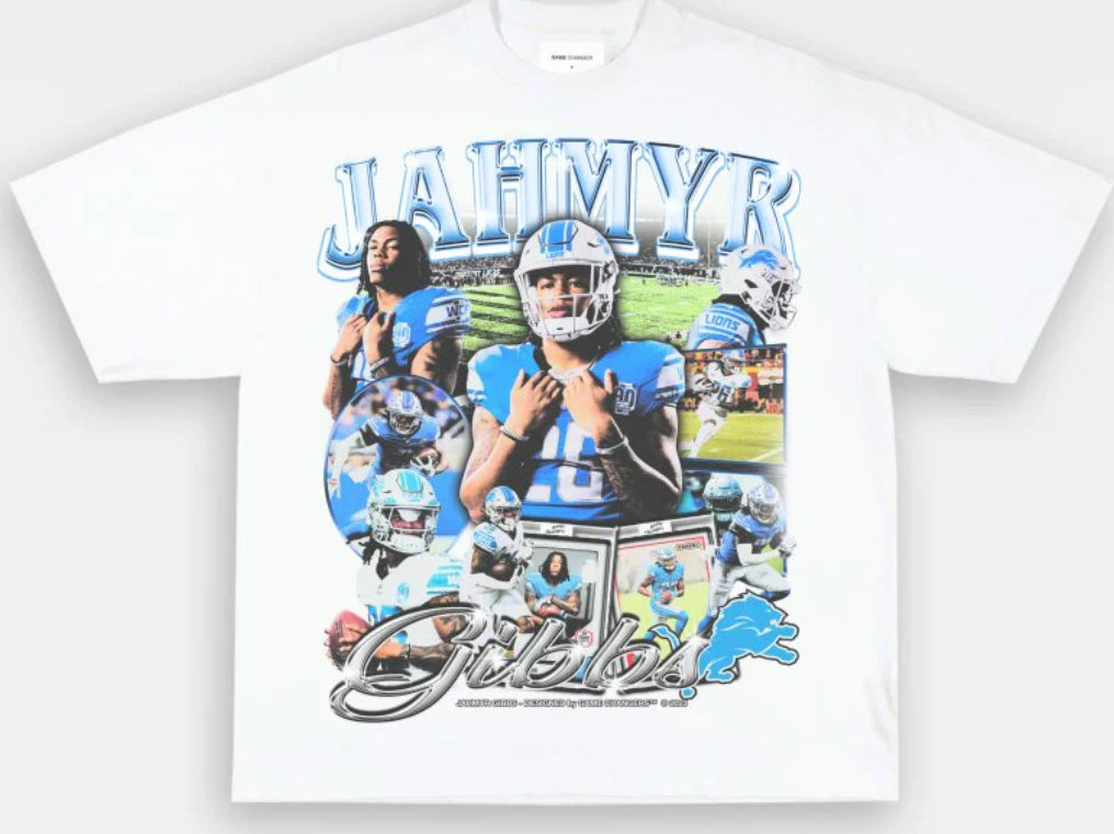 JAHMYR GIBBS ‘LIONS’ TEE