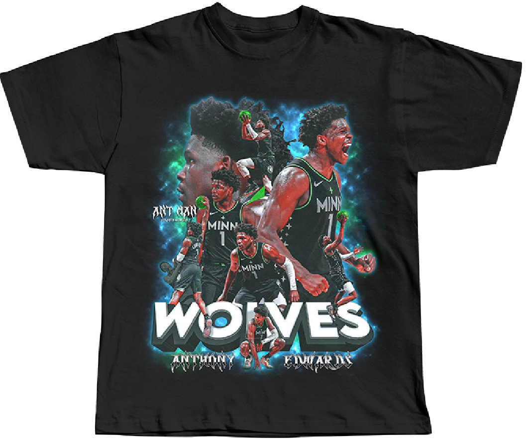 ANTHONY EDWARDS 'ELECTRIC' BLACK TEE - Unseen
