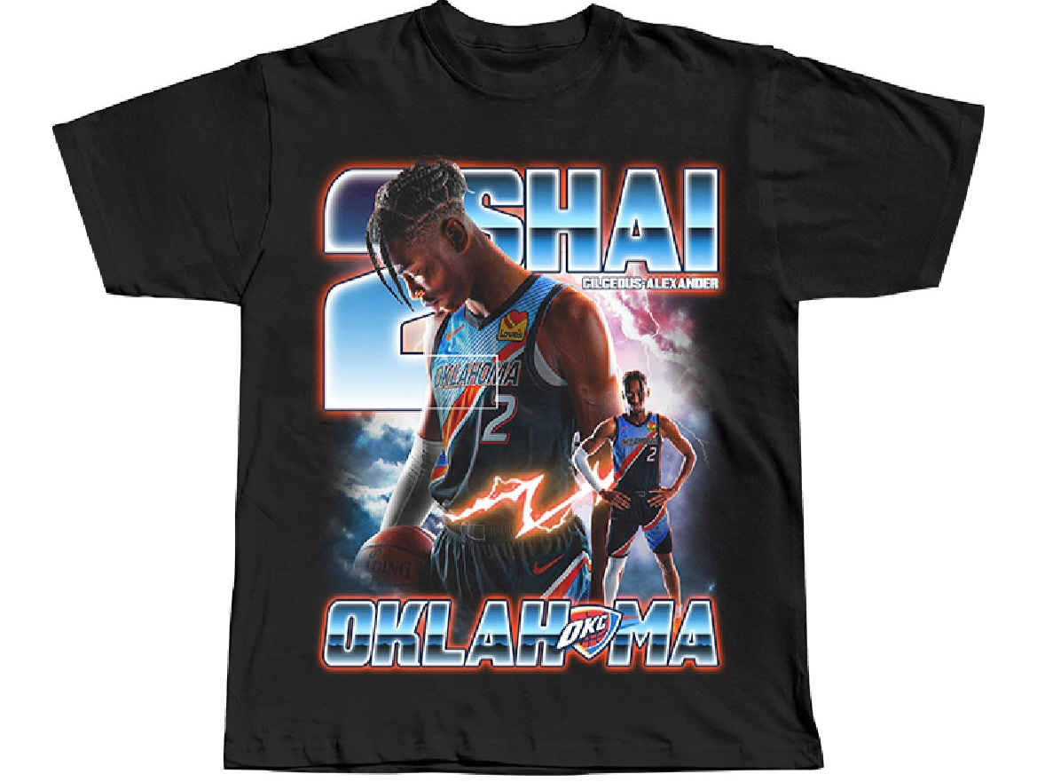 SHAI GILGEOUS-ALEXANDER BLACK TEE - Unseen