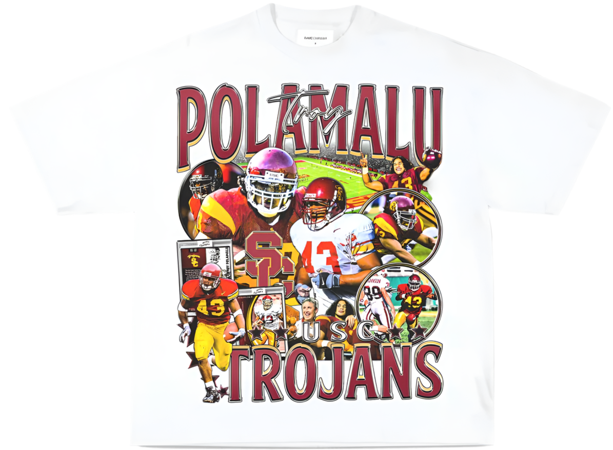TROY POLAMALU - USC TEE