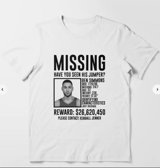 Ben Simmons ‘Missing’ Tee