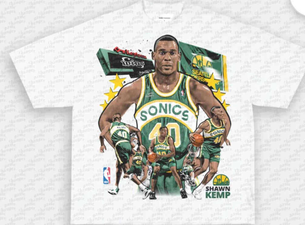 SHAWN KEMP - SONICS TEE