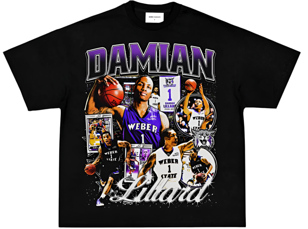 DAMIAN LILLARD - WEBER STATE TEE