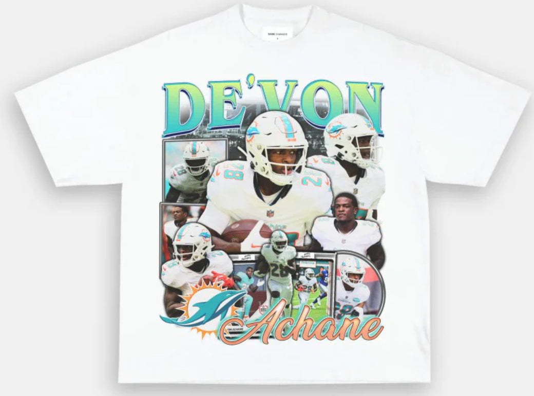 DE’VON ACHANE ‘DOLPHINS’ TEE