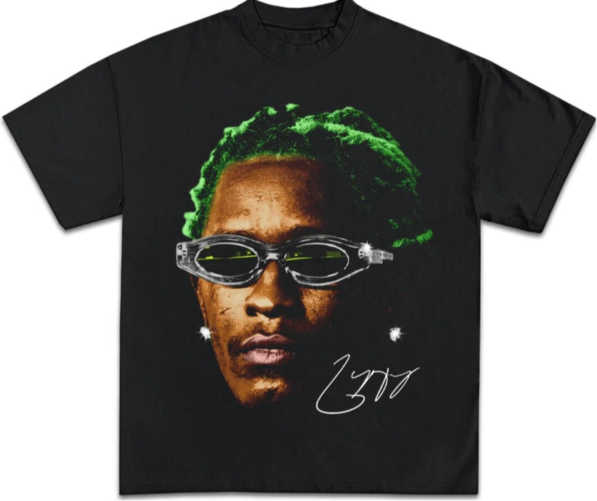YOUNG THUG BLACK TEE - Unseen