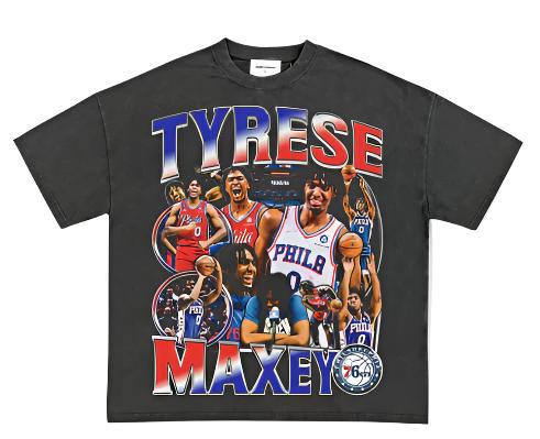 TYRESE MAXEY BLACK TEE - Unseen