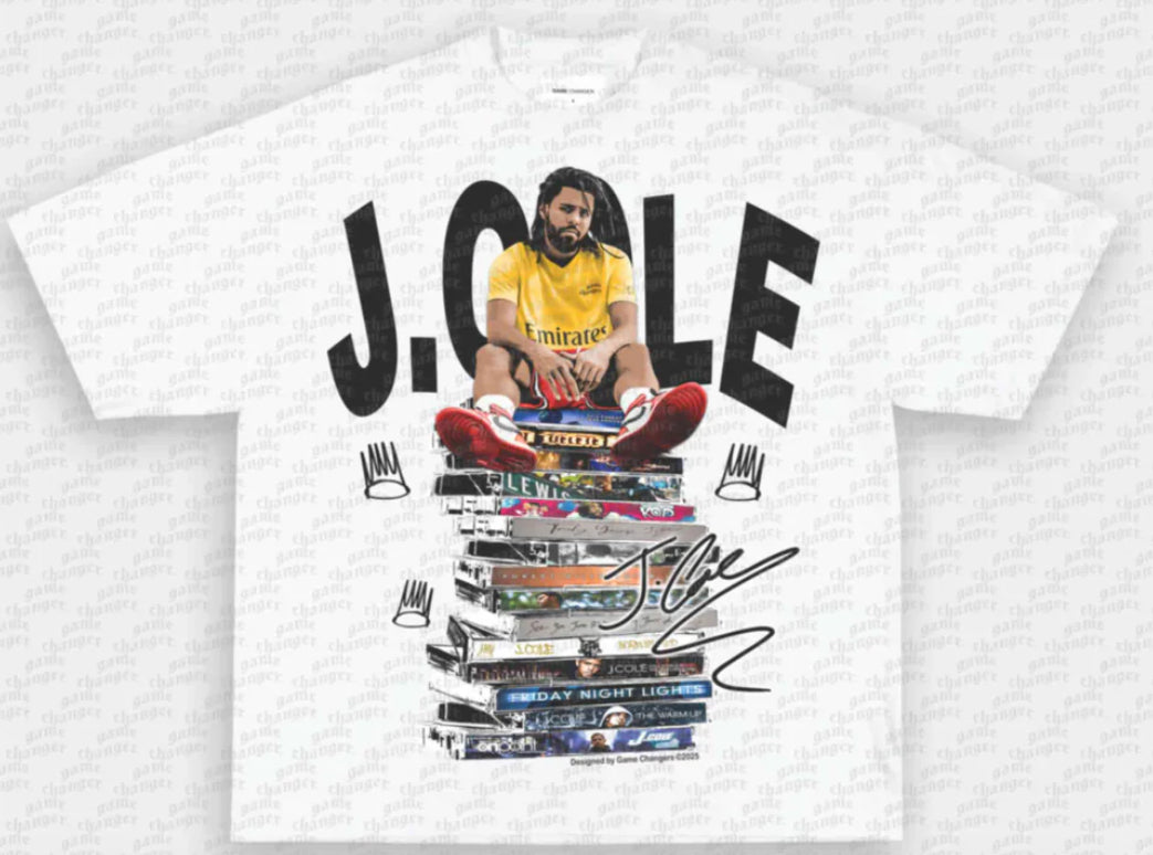 Camiseta blanca Drake '6 Dios'