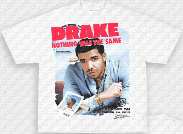 Camiseta blanca Drake '6 Dios'