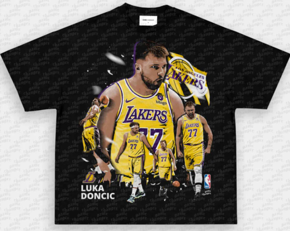 LUKA DONCIC - LAKERS TEE V4