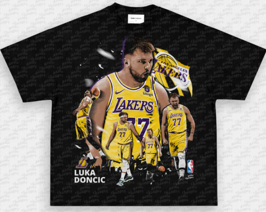 LUKA DONCIC - LAKERS TEE V4