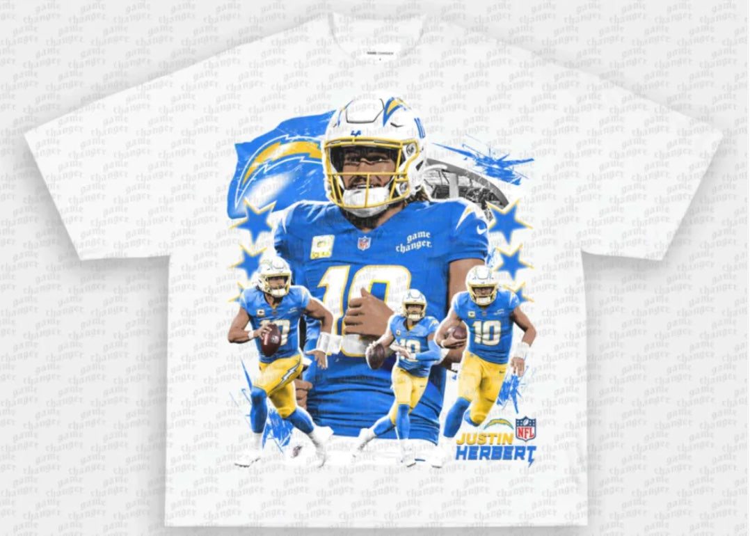JUSTIN HERBERT ‘CHARGERS’ TEE
