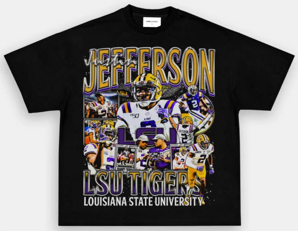 JUSTIN JEFFERSON ‘LSU’ TEE V4