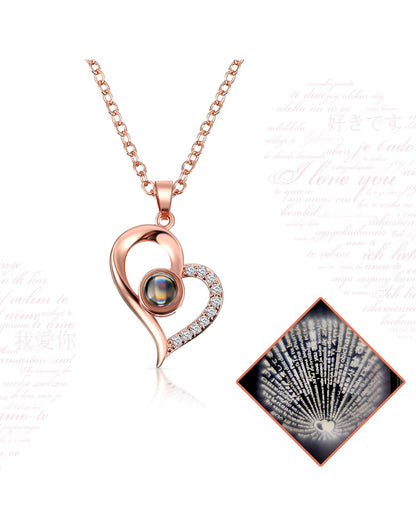 ‘I Love You In 1000 Languages Rose Gold’