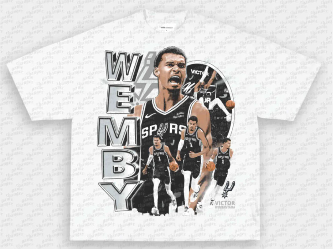 VICTOR WEMBANYAMA - SPURS TEE V2
