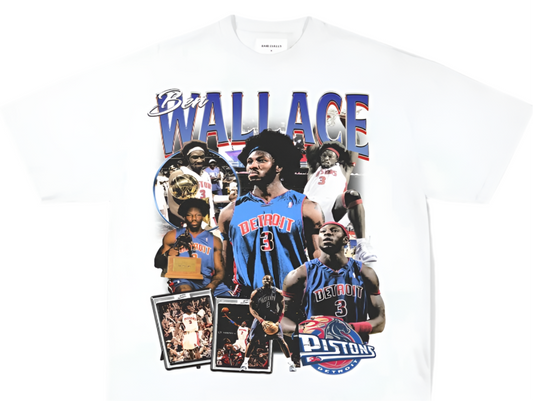 BEN WALLACE 'BIG BEN' WHITE TEE - Unseen 