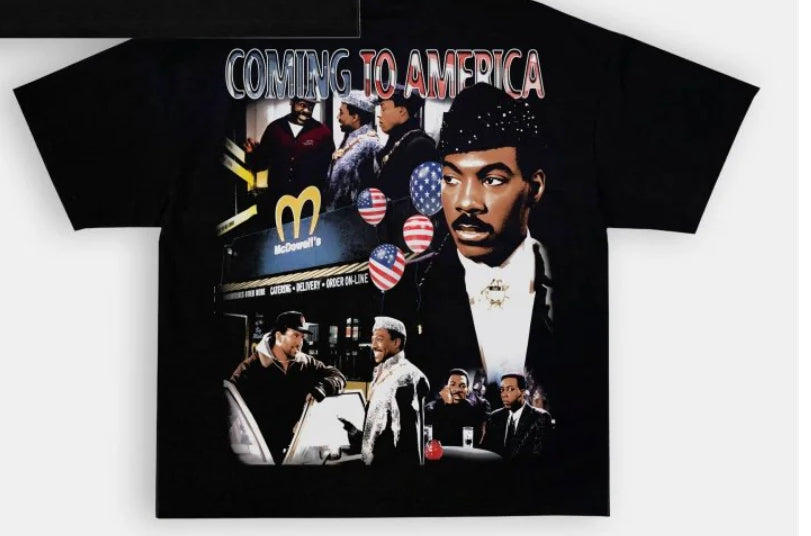 COMING TO AMERICA TEE