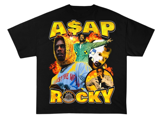ASAP ROCKY BLACK TEE - Unseen 