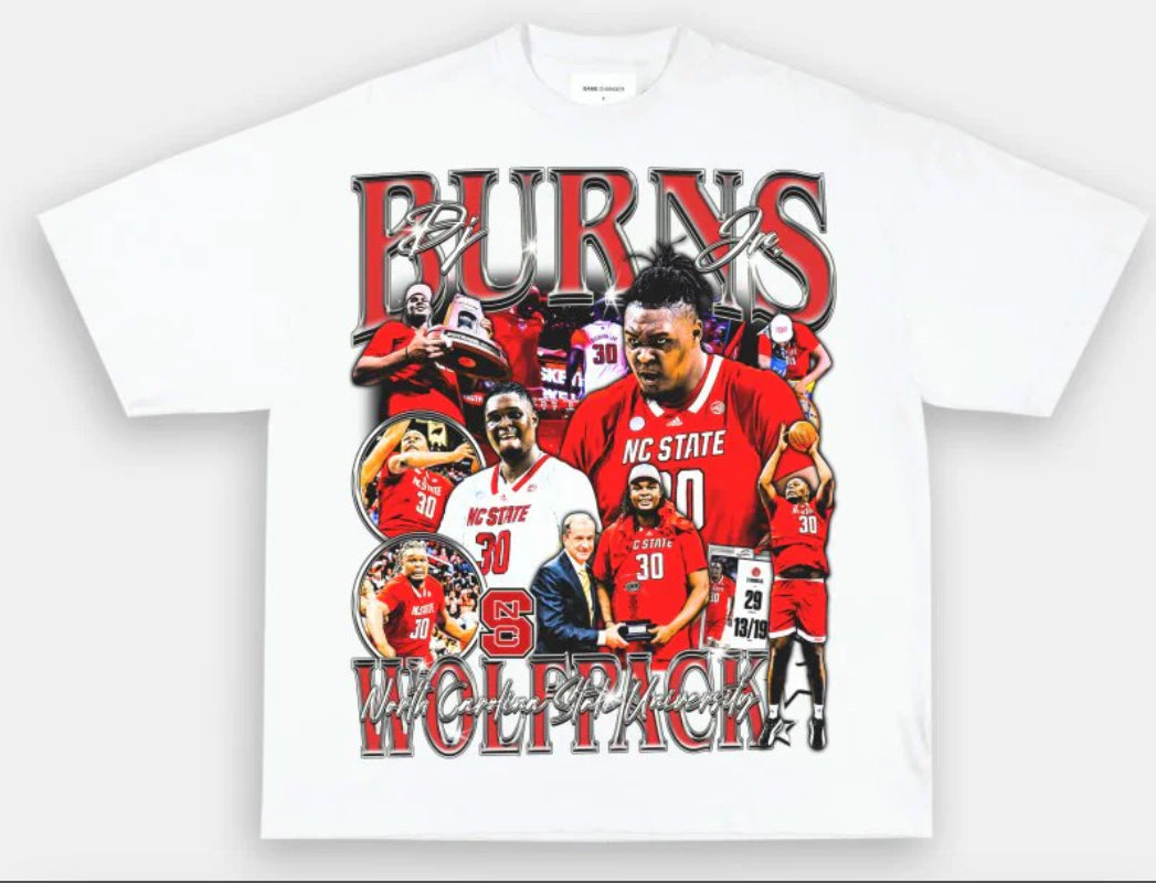 DJ BURNS - NC STATE TEE