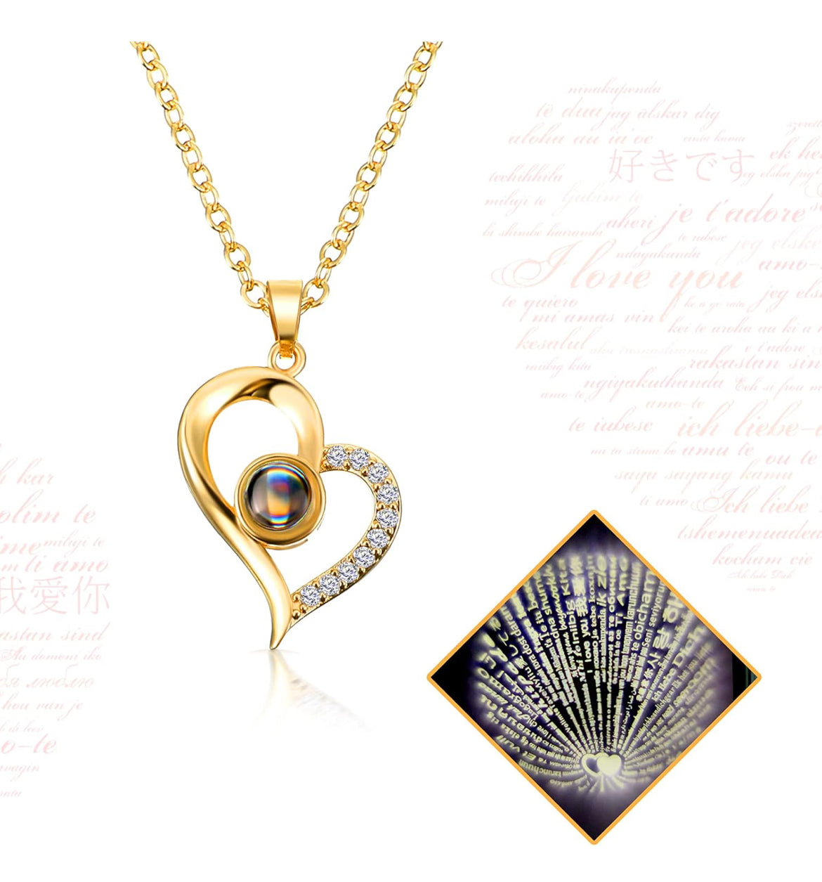 ‘I Love You In 1000 Languages Gold’