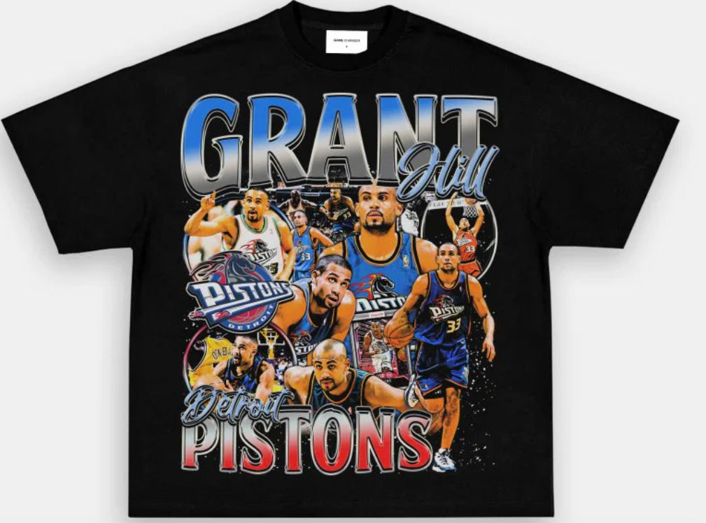GRANT HILL - PISTONS TEE