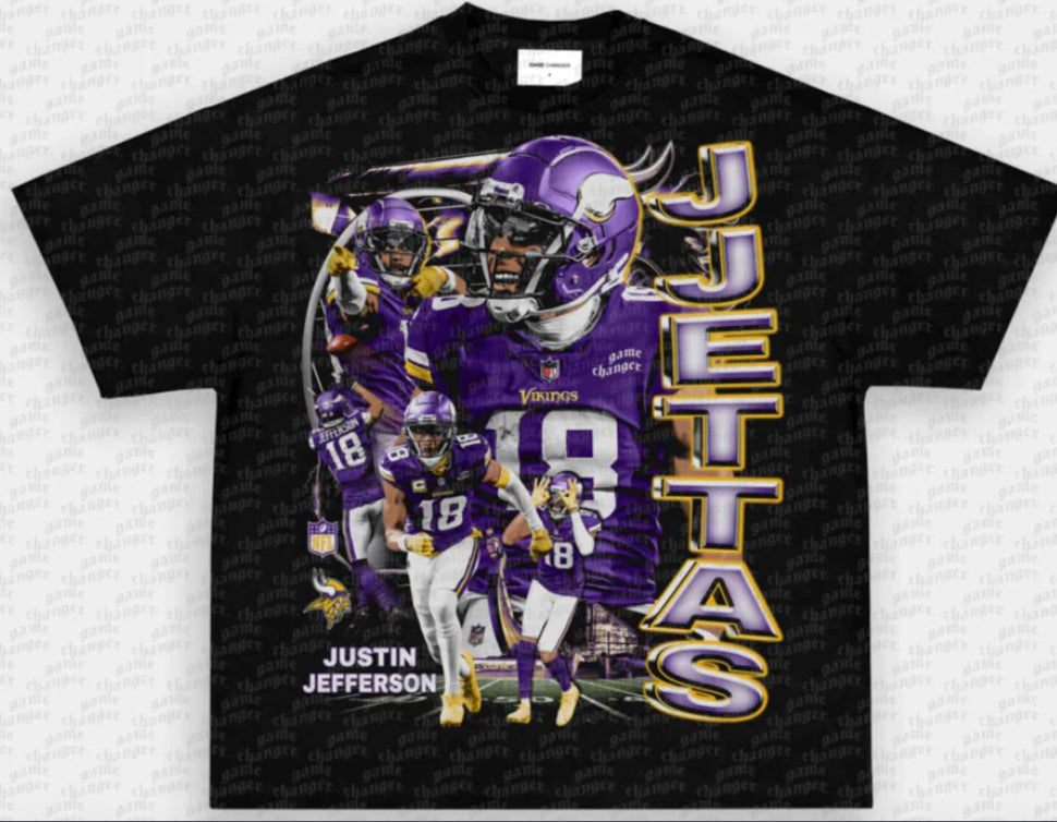 JUSTIN JEFFERSON ‘VIKINGS’ TEE V3