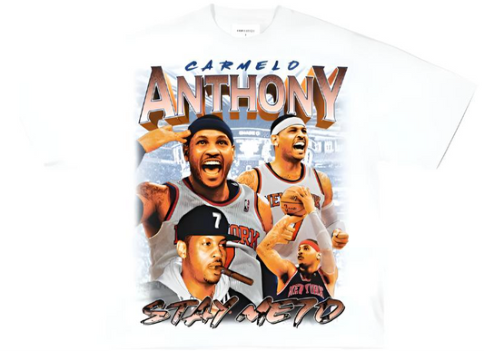 CARMELO ANTHONY 'NYK' WHITE TEE - Unseen 