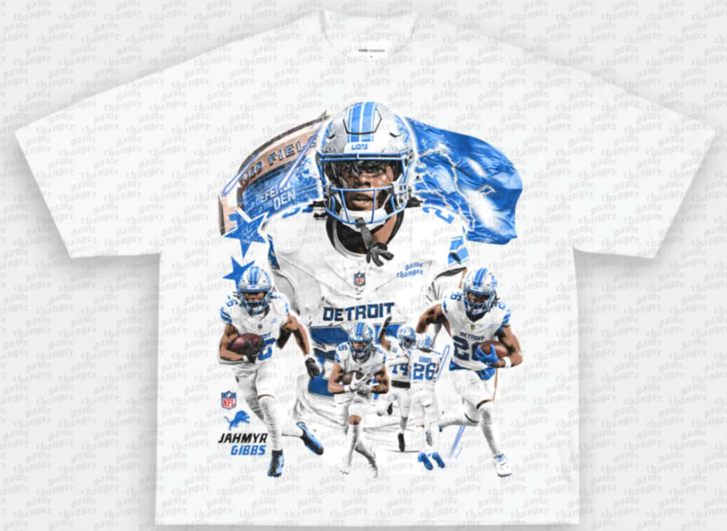 JAHMYR GIBBS ‘LIONS’ TEE