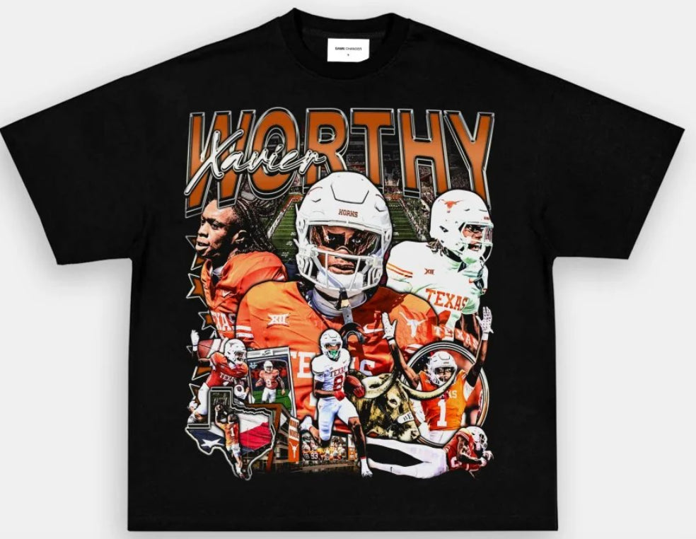 Xavier Worthy ‘Texas’ Tee