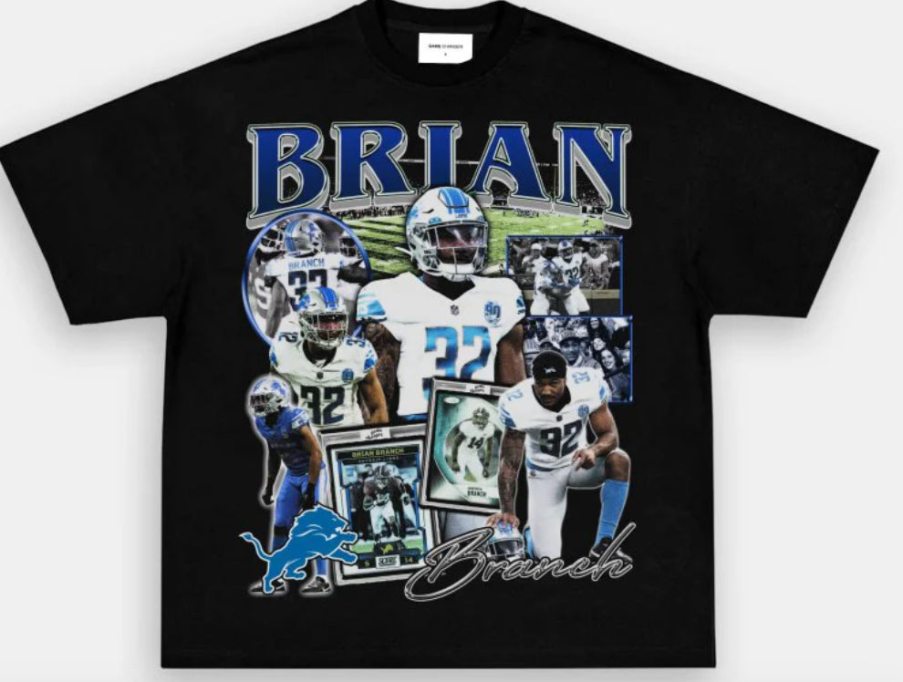 BRIAN BRANCH ‘LIONS’ TEE