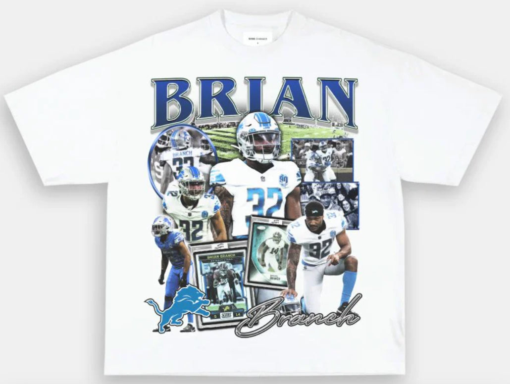 BRIAN BRANCH ‘LIONS’ TEE