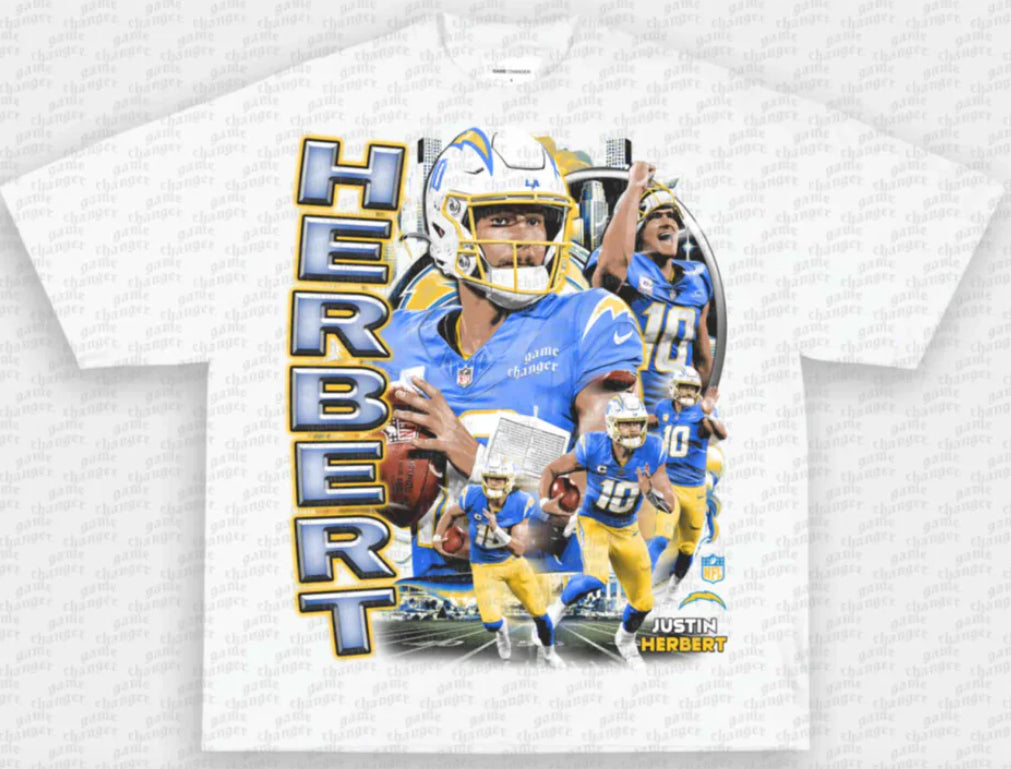 JUSTIN HERBERT ‘CHARGERS’ TEE V3