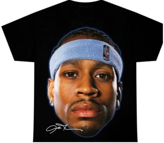 ALLEN IVERSON 'NUGGETS' BLACK TEE - Unseen 