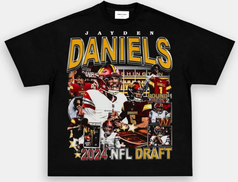 JAYDEN DANIELS ‘COMMANDERS’ TEE V2