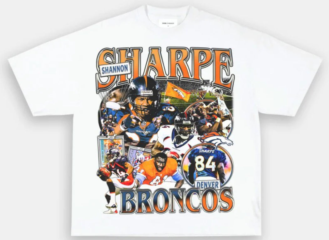 SHANNON SHARPE ‘BRONCOS’ TEE