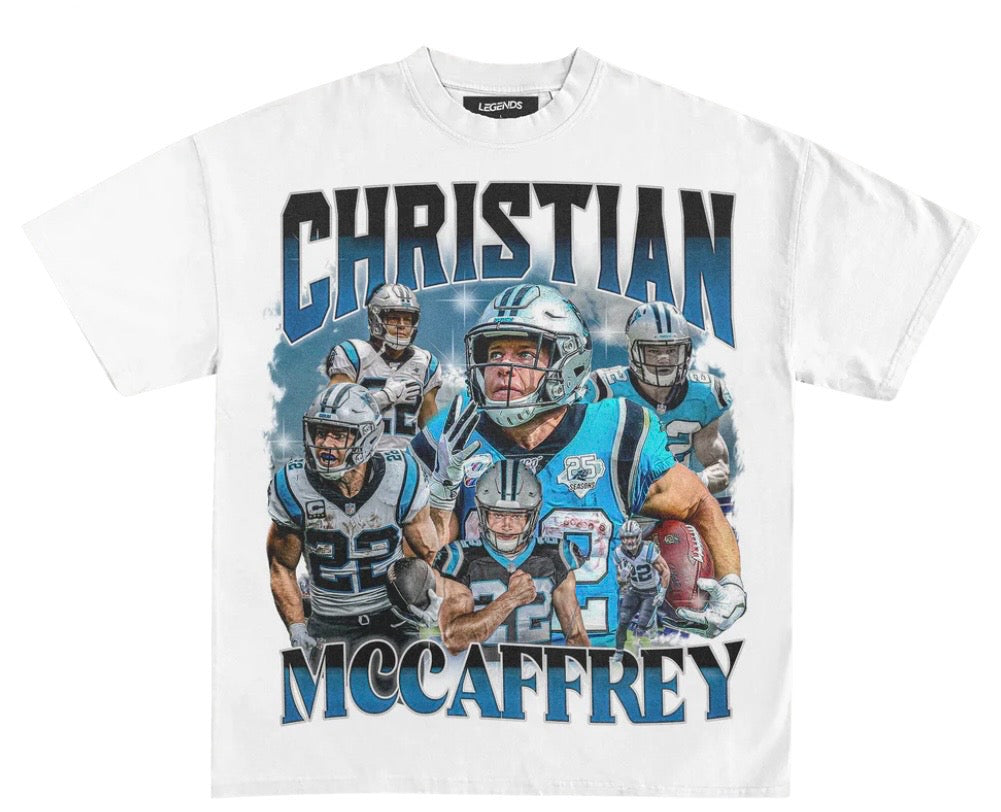 CHRISTIAN MCCAFFREY ‘PANTHERS’ TEE - Unseen 