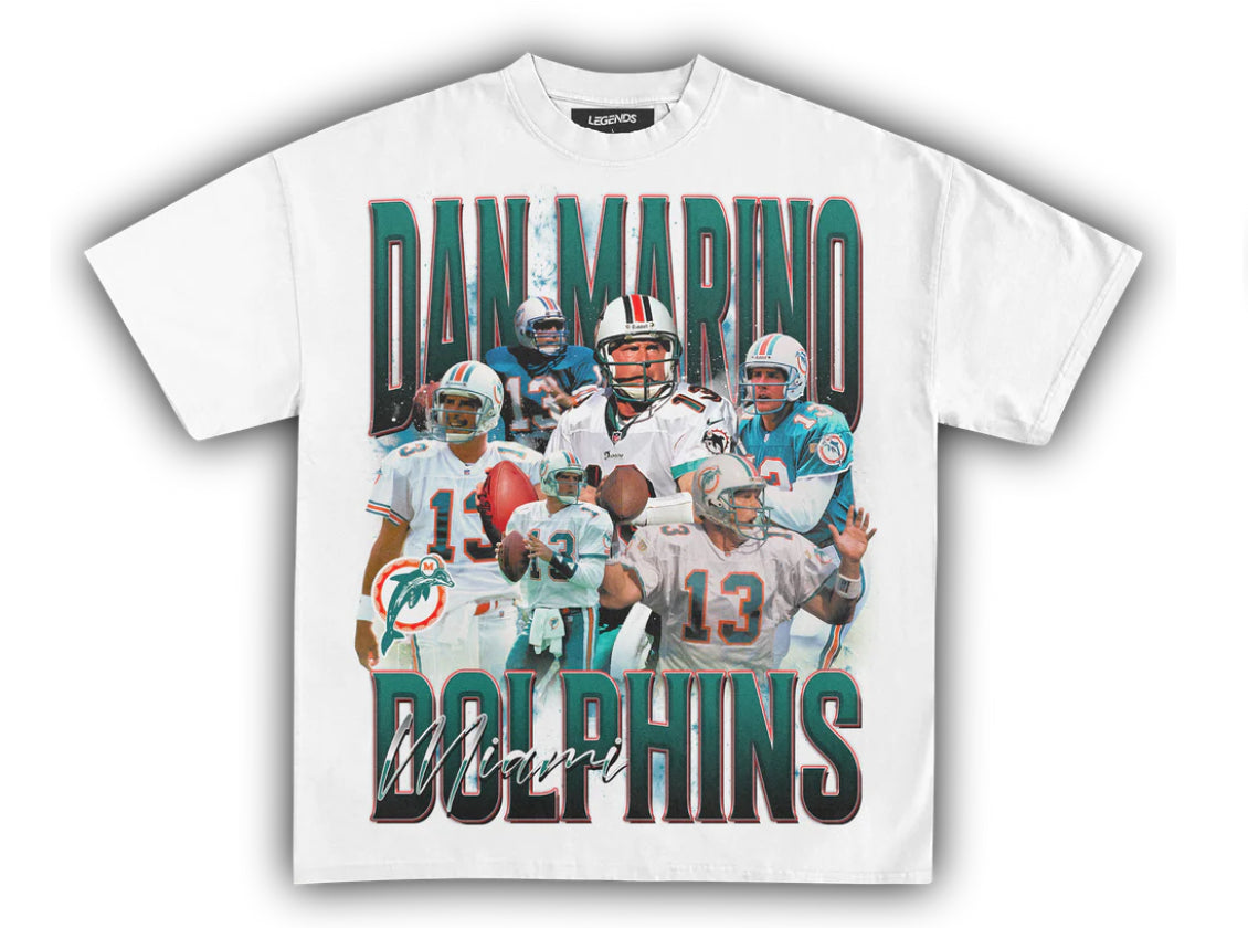 DAN MARINO ‘DOLPHINS’ TEE - Unseen 
