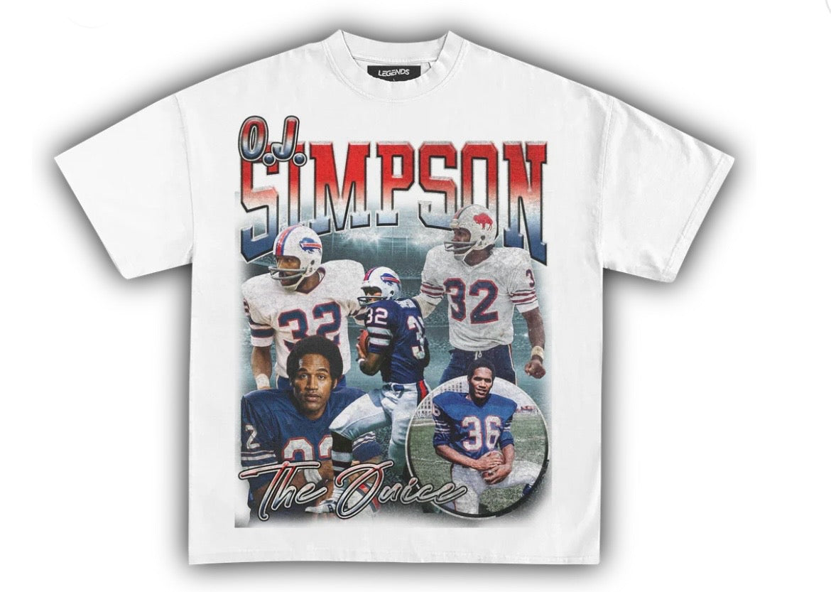 OJ SIMPSON ‘BILLS’ TEE - Unseen 