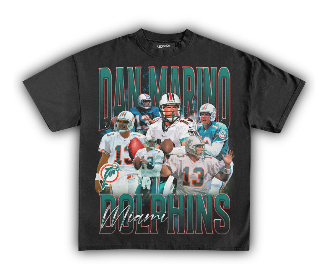 DAN MARINO ‘DOLPHINS’ TEE - Unseen 