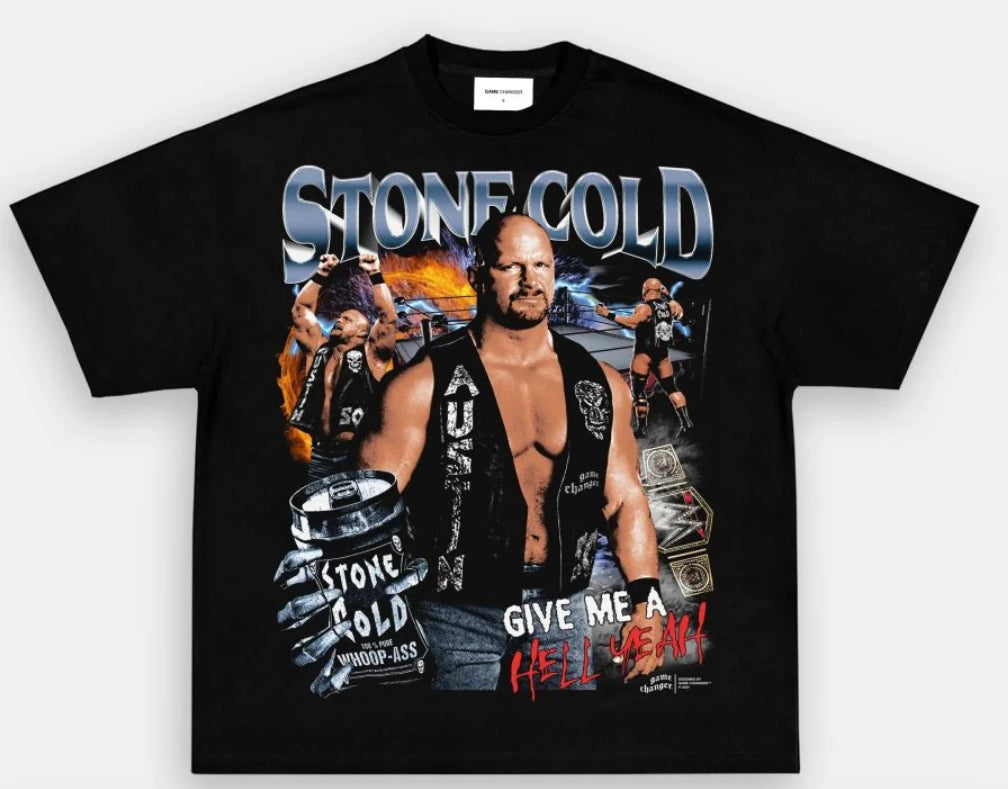 STONE COLD STEVE AUSTIN TEE V2